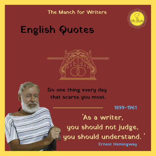 English quotes poster