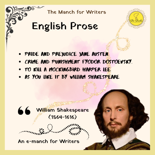English Prose page poster
